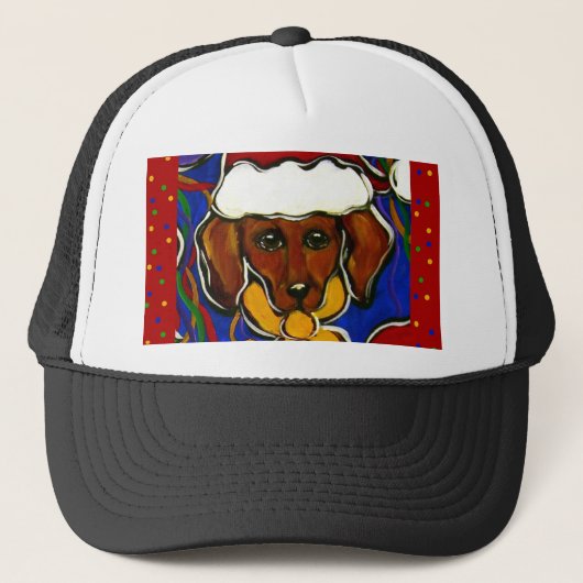 Niedliche Dackel Truckerkappe (Vorderseite)