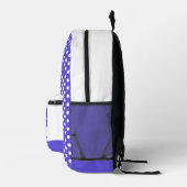 Niedliche Dackel und Polka Dots Bedruckter Rucksack (Rechts)