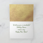 Niedliche Dackel Weihnachtskarte Ankündigung (Innenseite)