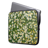 Niedliche Daisies Funny Hübsche Blume Nature Girly Laptopschutzhülle (Vorderseite Links)