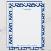 Niedliche Daisy Blume Blumenmuster personalisieren (Vorne/Hinten)