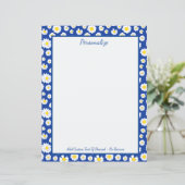 Niedliche Daisy Blume Blumenmuster personalisieren (Stehend Vorderseite)