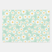 Niedliche Daisy-Blume Frühjahrsommer Ostergeschenk Geschenkpapier Set (Vorderseite)
