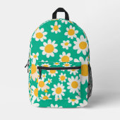 Niedliche Daisy Blume School Kinder schöne Muster Bedruckter Rucksack (Vorderseite)