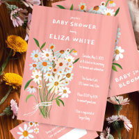Niedliche Daisy Bouquet handbemalt Babydusche