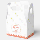 Niedliche Daisy Floral Baby Dusche Geschenkschachtel (Geöffnet)