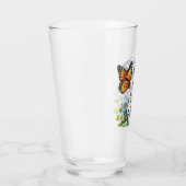 Niedliche Dalmatiner- und Schmetterlingsfreunde Glas (Rechts)