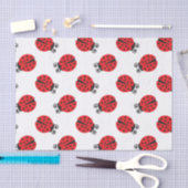 Niedliche Dame Bug Pattern Seidenpapier (Handwerk)