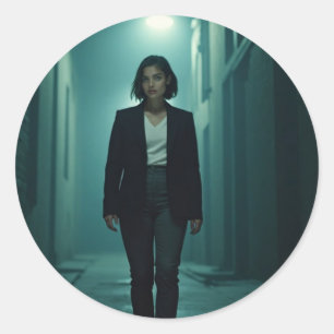 niedliche Dame Sticker