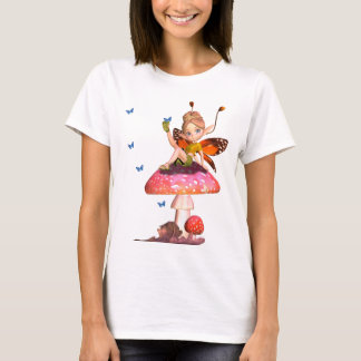 Niedliche Damen-feenhaftes T-Shirt mit