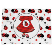 Niedliche Damendusche Große Geschenktüte (Vorderseite)