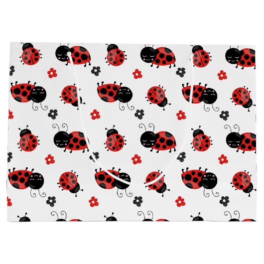 Niedliche Damendusche Große Geschenktüte (Rückseite)