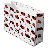 Niedliche Damendusche Große Geschenktüte (Rückseite Schrägansicht)