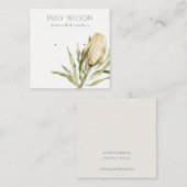 Niedliche Darstellung der bloroserischen Banksia Quadratische Visitenkarte (Vorne/Hinten)