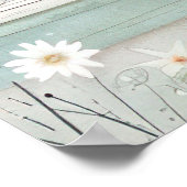 niedliche Darstellung der Küstenlandschaft Poster (Ecke)