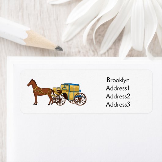 Niedliche Darstellung der Pferde und der königlich (Insitu)