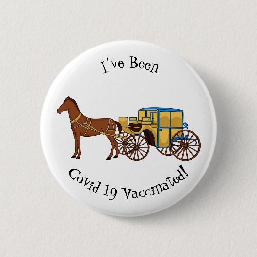 Niedliche Darstellung der Pferde und der königlich Button (Vorderseite)