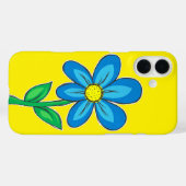 Niedliche Darstellung der Retro-Blume Zeichnend Case-Mate iPhone Hülle (Rückseite (Horizontal))
