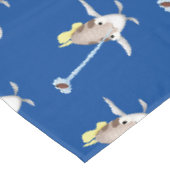 Niedliche Darstellung des Cartoon Archerfish Tischdecke (Schrägansicht)