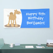 Niedliche Darstellung des Cartoon auf dem Kamel Banner (Messe)