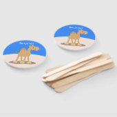 Niedliche Darstellung des Cartoon auf dem Kamel Fächer (Non-assembled)