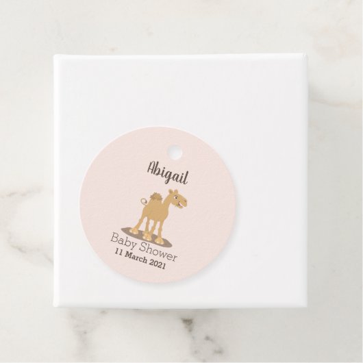 Niedliche Darstellung des Cartoon auf dem Kamel Geschenkanhänger (Beispiel)