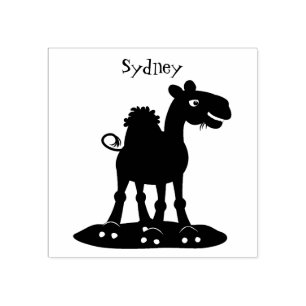 Niedliche Darstellung des Cartoon auf dem Kamel Gummistempel