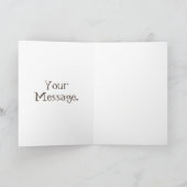 Niedliche Darstellung des Cartoon auf dem Kamel Karte (Innenseite)