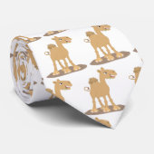 Niedliche Darstellung des Cartoon auf dem Kamel Krawatte (Gerollt)