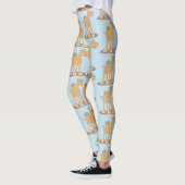 Niedliche Darstellung des Cartoon auf dem Kamel Leggings (Links)