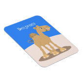 Niedliche Darstellung des Cartoon auf dem Kamel Magnet (Rechte Seite)