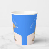 Niedliche Darstellung des Cartoon auf dem Kamel Pappbecher (Links)