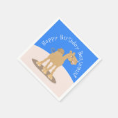 Niedliche Darstellung des Cartoon auf dem Kamel Serviette (Ecke)