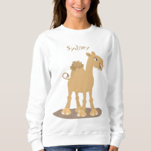 Niedliche Darstellung des Cartoon auf dem Kamel Sweatshirt