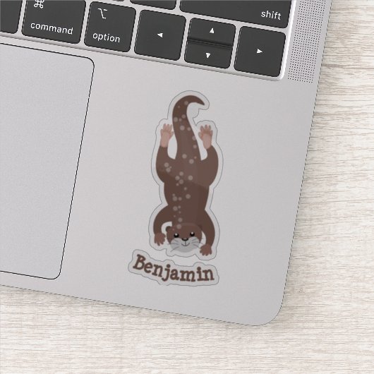 Niedliche Darstellung des Cartoon Aufkleber (Detail)