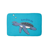 Niedliche Darstellung des Cartoon der Meeresschild Badematte (Vorderseite)