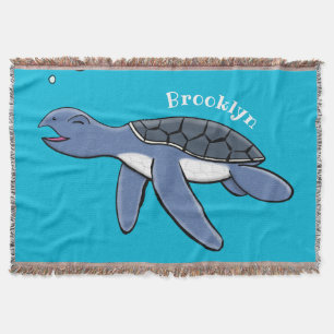 Niedliche Darstellung des Cartoon der Meeresschild Decke