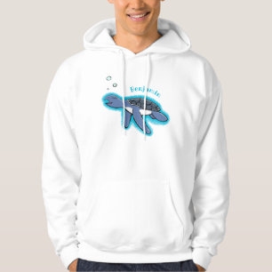 Niedliche Darstellung des Cartoon der Meeresschild Hoodie