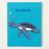 Niedliche Darstellung des Cartoon der Meeresschild Planer (Rückseite)