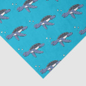 Niedliche Darstellung des Cartoon der Meeresschild Seidenpapier (Ausschnitt)