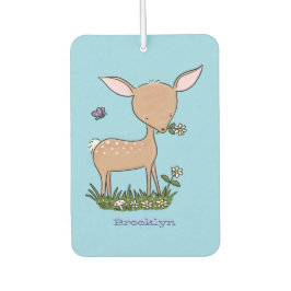 Niedliche Darstellung des Cartoon des glücklichen  Autolufterfrischer