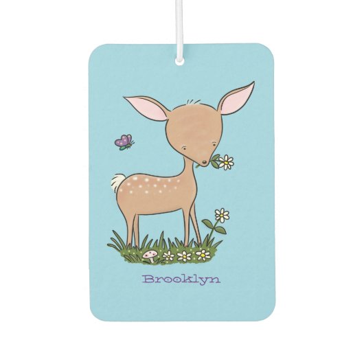 Niedliche Darstellung des Cartoon des glücklichen  Autolufterfrischer (Vorderseite)