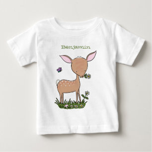Niedliche Darstellung des Cartoon des glücklichen Baby T-shirt