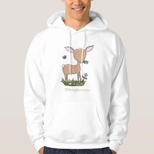 Niedliche Darstellung des Cartoon des glücklichen Hoodie (Vorderseite)