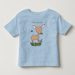 Niedliche Darstellung des Cartoon des glücklichen Kleinkind T-shirt