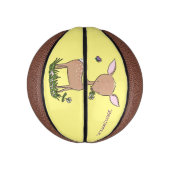 Niedliche Darstellung des Cartoon des glücklichen Mini Basketball (Vertikal)