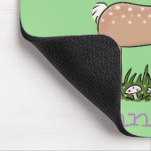 Niedliche Darstellung des Cartoon des glücklichen  Mousepad (Ecke)