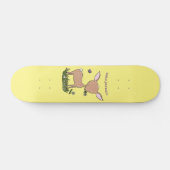 Niedliche Darstellung des Cartoon des glücklichen  Skateboard (Horizontal)
