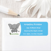 Niedliche Darstellung des Cartoon eines Babyelefon (Insitu)