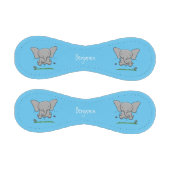 Niedliche Darstellung des Cartoon eines Babyelefon Baseball (Paneele)